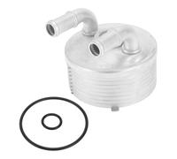 HEROFFIX 1 Pc Engine Oil Cooler for Peugeot 308 Transmission Oil Cooler Trans Cooler with O-ring Seals No.227571 Silver Tone Aluminum Alloy