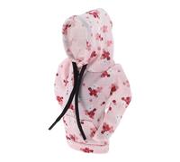 HEROFFIX 1 Pc Gear Shift Knob Cover Decoration Stick Shifting Handle Protector 17x11.5cm/6.69"x4.53" Light Pink,White,Red Dots Hoodie Style Polyester