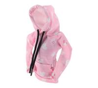 HEROFFIX 1 Pc Gear Shift Knob Cover Decoration Stick Shifting Handle Protector 17x11.5cm/6.69"x4.53" White,Pink,Green Dots Hoodie Style Polyester