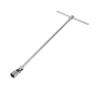 HEROFFIX 1 Pcs Socket Wrench Spanner Socket Remover 44.5x18cm Carbon Steel Hexagon 17mm for Car Motorcycle Dirtbike Universal Joint Sliding Bar t Type