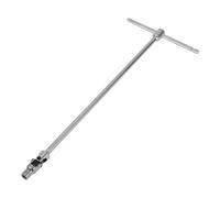 HEROFFIX 1 Pcs Socket Wrench Spanner Socket Remover 44.5x18cm Carbon Steel Hexagon 9mm for Car Motorcycle Dirtbike Universal Joint Sliding Bar t Type