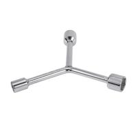 HEROFFIX 1 Pcs Socket Wrench Spanner Socket Remover 7.4cm Carbon Steel Hexagon 11mm 13mm 15mm for Car Motorcycle Dirtbike Y Shaped 3 Way Wrench Sleeve