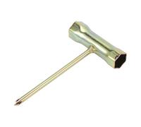 HEROFFIX 1 Pcs T Type Spark Plug Socket Wrench Durable Spanner Socket Remover 10.8x7.3cm High Carbon Steel Hexagon 17mm 19mm for Car Motorcycle Lawn Mower