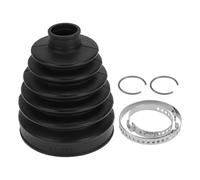 HEROFFIX 1 Set CV Joint Boot Kit for BMW 530i XDrive 2017-2023 for BMW 540i 2017-2023 Outer Constant Velocity Joint Boot W/Clamps No.31608657723 Black Rubber