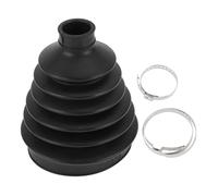 HEROFFIX 1 Set CV Joint Boot Kit for Honda CR-V 1999-2006 for Honda Accord 2003-2007 Outer Constant Velocity Joint Boot W/Clamps No.44018S9A000 Black Rubber