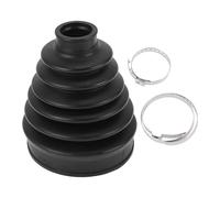 HEROFFIX 1 Set CV Joint Boot Kit for Honda CR-V 2008-2011 2019 Outer Constant Velocity Joint Boot W/Clamps No.44018SJM020 Black Rubber