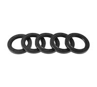 HEROFFIX 5 Pcs Rotary Shaft Seal High Pressure Oil Seal 38x55x7mm Black Nitrile 70 Durometer Rubber