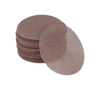 HEROFFIX 50 Pcs 6 Inch Abranet Sanding Mesh Anti-Clog Hook Loop Dust Free Net Sandpaper 150 Grit Brown Aluminum Oxide