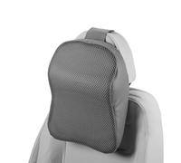 HEROFFIX Car Headrest Pillow Ergonomic Comfortable Neck Support Pillow Polyester, Memory Foam Adjustable Width Gray 1 Pcs for Driving