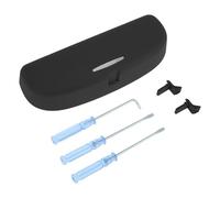 HEROFFIX Car Sunglasses Case for BMW X1 F48 2016-2024 Eyeglasses Holder Storage Box Plastic Black 1 Set