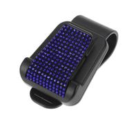 HEROFFIX Car Sunglasses Clip Universal Sun Visor Eyeglasses Holder Clip ABS, Rhinestone Black, Blue 7.5x5cm/2.95 "x1.97 1 Pcs
