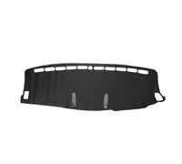 HEROFFIX Dashboard Cover Dash Cover Mat Carpet for Ford for Ranger 2018-2021 Black Red Faux Leather 1 Pc Anti-Slip Car Interior