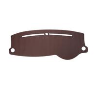 HEROFFIX Dashboard Cover Dash Cover Mat Carpet for Kia Stonic YB 2017-2023 Brown Faux Leather 1 Pc Anti-Slip Car Interior