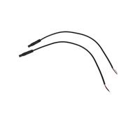 HEROFFIX for Monitor and Backup Reverse Rear View Parking Camera Video Cable Extension Backup Camera 4Pin Male Video Cable 0.3m/0.98ft Black Plastic,Metal