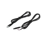 HEROFFIX for Monitor and Backup Reverse Rear View Parking Camera Video Cable Extension Backup Camera 4Pin Male Video Cable 1.2m/3.94ft Black Plastic,Metal