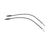 HEROFFIX for Monitor and Backup Reverse Rear View Parking Camera Video Cable Extension Backup Camera 4Pin Female Video Cable 0.3m/0.98ft Black Plastic,Metal