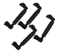 HEROFFIX Roll Bar Grab Handles for Jeep Wrangler JL 4 Door 2024-2025 Grip Handle Holder Nylon PVC Black 4 Pcs