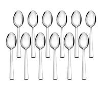 Herogo 12 Pieces Stainless Steel 20cm Table Spoons Set with Square Handle