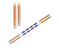 HEROGOLF Hero Alignment Stick Wooden - The Modern Alignment Stick for Training in Golf (Mini, Blue/White)