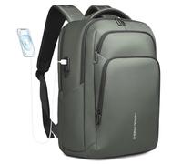 HEROIC KNIGHT 17.3 Inch Laptop Backpack for Travel Work Office College, Green, 11.8 x 7.8 x 17.7 inches, Modern