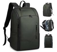 HEROIC KNIGHT Men's Laptop Business Backpack with Laptop Compartment with USB Charging Port Theft-Proof Hand Luggage Daypack Water-Repellent Multifunctional Laptop Bag
