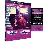 HEROIC TRIO + EXECUTIONERS - 2 Johnnie To Films - 2 UHD Steelbook - Limited Edition [DVD Video]
