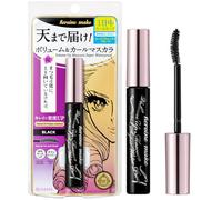 HEROINE MAKE by KISSME Volume UP Mascara Super Waterproof WP 01 Black | with Ultra Volumizing for Even Long-Lasting and Curl Eyelash for Women