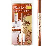 Heroine Makeup SP Prime Liquid Eyeliner, Rich Keep, 06 Almond Brown, 0.02 fl oz (0.4 ml), Bleeding Resistant, Off with Hot Water, Made in Japan Fine Brush