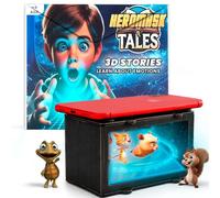 Heromask Tales 2.0 Magic Box · 3D Hologram Story Projector for Kids 4-10 | Pop your phone on the magic box and stories with values become 3D holograms. 5 languages. No batteries. Original gift 4-10