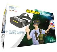Heromask: VR Headset for Kids + Game to Learn Spanish, French… Stem Toys. Kids Gifts for Boys and Girls for Age 5 6 7 8 9 10 11 12 Years Old. Educational