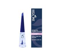 Herome - Natural Nail Whitener Blue Glow 10ml | Alternative for Clear or Coloured Nail Polish, Covers Yellow Stains, Nail Whitening Corrector, Whitens Tips