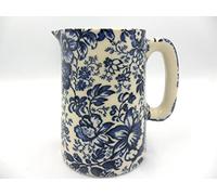 Heron Cross Pottery Inglaze Blue floral Jug