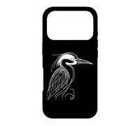 Heron Line Art Birdwatcher Case for iPhone 17 Pro
