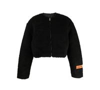Heron Preston fleece-texture zip-up jacket - Black M