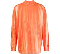Heron Preston stonewashed turtleneck top - Orange S