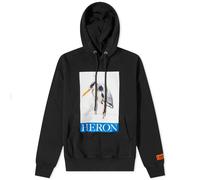 Heron Preston Women's Heron Bird Painted Hoodie Black/Blue