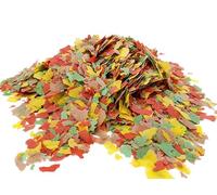 HERONS - Goldfish Flakes, Premium Multi-vitamin Flake Mix, For Goldfish Varieties and Koi Fry, With Omega-3 and 6 Fatty Acids, For Healthy Immune System, Intense Colouring - 300 grams