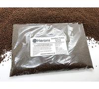 HERONS - Goldfish Pellets, Sinking Pellets for All Goldfish Varieties and Koi Fry - Multi-ingredient with Wheat Germ, Lecithin and Stabilised Vitamin C - High Protein - 300 grams