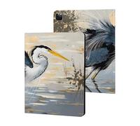Herons in Swampy Coastal Slim Case Compatible with iPad 10th 9th 8th 7th Generation 2022 2021 2020 2019 Protective Cover Stand
