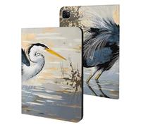 Herons in Swampy Coastal Slim Case Compatible with iPad 10th 9th 8th 7th Generation 2022 2021 2020 2019 Protective Cover Stand