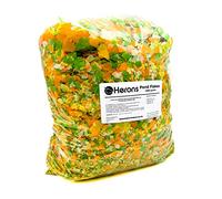 HERONS - Pond Flakes 1 KG - 10L - For Koi, Carp and Other Pond and Coldwater Fish - With Essential Vitamins, Minerals and Trace Elements - Supports Healthy Immune System - Does Not Cloud Water