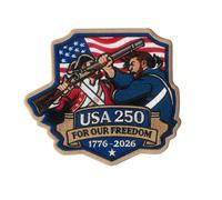 Hero's Pride USA 250th Anniversary 6" Tribute Patch