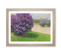 Heros Square With Lilacs By Carl Moll Classic Painting Framed Print | A3 Oak Framed Wall Art | Ready to Hang | Classic Historical Picture | Living Room Bedroom Lounge Office
