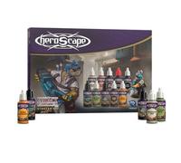 Renegade | Heroscape Army Painter Starter Set | Painting Kit Accessory, Heroscape Compatible, 10 Colors, Brush, Miniature And Army Card | 2-4 Players | 60-120 Minutes