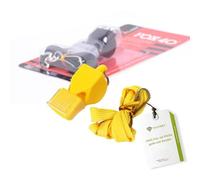 HeroSports Fox 40 Whistle, Referee Whistle, Signal Whistle, Trainer Whistle, Safety Whistle with Band, Sports Whistle without Ball, Whistle, Rescue Whistle, Loud Whistle (Yellow)