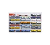 Herpa 029346 - 1/87 Showcase for Hängerzüge Ueberbreit White 70cm x 45cm x3,5cm