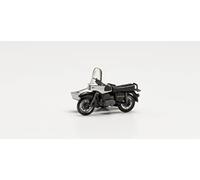 herpa 053433-006 Motorcycle Two Wheel MZ 250 with Side Car Silver/Black in Miniature for Crafts Collecting and as a Gift