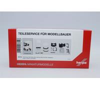 Herpa 054713 Accessory Rear Bumper Schmitz 8x White 1:87 New H0 Boxed