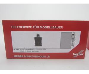 Herpa 081047 Coupling Jaw for Trucks and Tractors Content: 20 Pieces 1:87 NEW