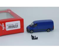 Herpa 096485 MB Sprinter '18 Box Flat Roof Ultramarine Blue 1:87 H0 NEW OVP